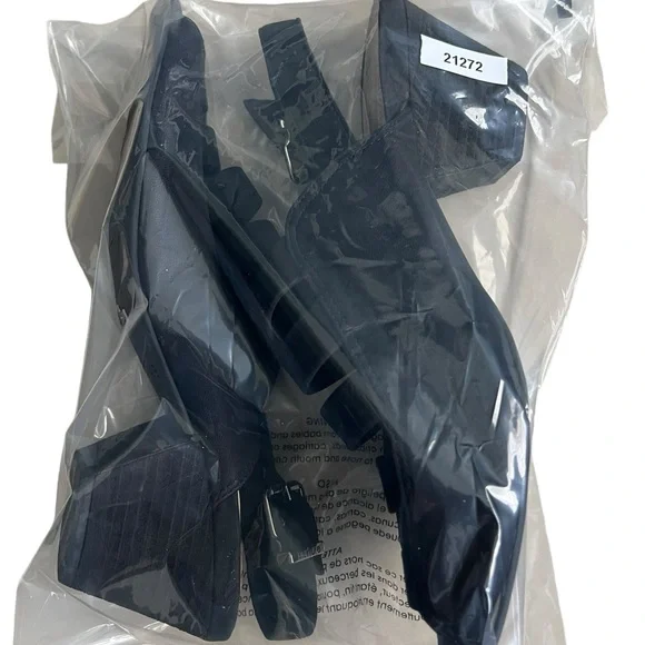 Nurture Women Black Slingback 2.5" Heel Caged Shoes Office Casual 8.5M - Picture 9 of 9